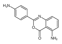 5-amino-2-(4-aminophenyl)-3,1-benzoxazin-4-one Structure