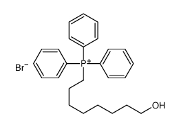 8-hydroxyoctyl(triphenyl)phosphanium,bromide Structure