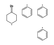 4-triphenylstannylcyclohexan-1-one Structure
