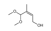 (Z)-4-Hydroxy-2-methyl-2-butenal-dimethylacetal结构式