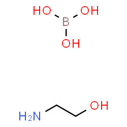 (2-hydroxyethyl)ammonium dihydrogen orthoborate结构式