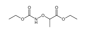 2-ethoxycarbonylaminooxy-propionic acid ethyl ester结构式