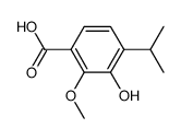 3-Hydroxy-4-isopropyl-2-Methoxybenzoic acid Structure