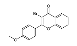 3-bromo-2-(4-methoxyphenyl)chromen-4-one Structure