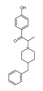 2-(4-benzylpiperidino)-4'-hydroxypropiophenone Structure