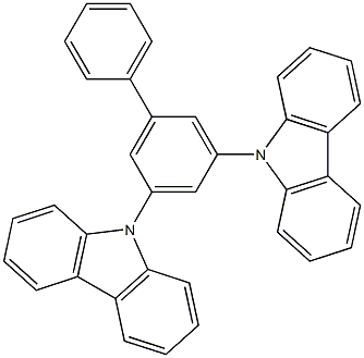 9,9'-[1,1'-联苯]-3,5-二基二-9H-咔唑结构式