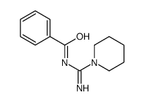 N-[amino(piperidin-1-yl)methylidene]benzamide Structure