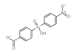 bis(4-nitrophenyl)arsinic acid Structure