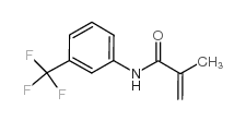 3'-(三氟甲基)甲基丙烯酰苯胺结构式