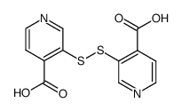3,3'-disulfanediyl-di-isonicotinic acid结构式