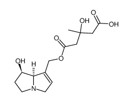 9-O-(hydrogen 3-hydroxy-3-methylglutaryl)retronecine Structure