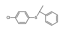 1-chloro-4-[(1S)-1-phenylethyl]sulfanylbenzene结构式