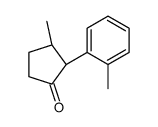 (2S,3S)-3-methyl-2-(2-methylphenyl)cyclopentan-1-one Structure