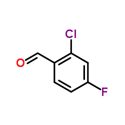 2-氯-4-氟苯甲醛结构式