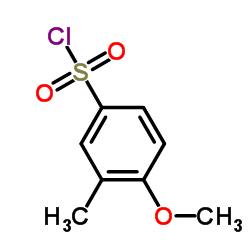 4-甲氧基-3-甲基苯磺酰氯结构式