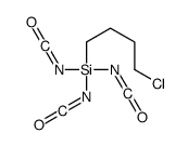 4-chlorobutyl(triisocyanato)silane结构式