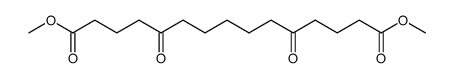 5,11-dioxo-pentadecanedioic acid dimethyl ester结构式