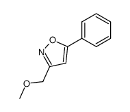 3-methoxymethyl-5-phenyl-isoxazole结构式