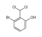 3-bromo-2-(dichloromethyl)phenol Structure