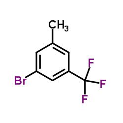 3-溴-5-(三氟甲基)甲苯结构式