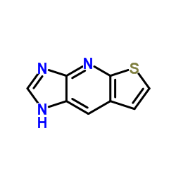 (9ci)-1H-咪唑并[4,5-b]噻吩并[3,2-e]吡啶结构式