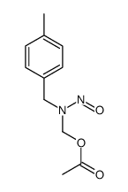 [(4-methylphenyl)methyl-nitrosoamino]methyl acetate Structure
