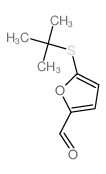 5-tert-butylsulfanylfuran-2-carbaldehyde Structure