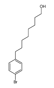 8-(4-bromophenyl)octan-1-ol结构式