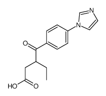 3-(4-(1H-imidazol-1-yl)benzoyl)pentanoic acid Structure