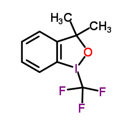 3,3-二甲基-1-(三氟甲基)-1,2-苯并碘氧杂戊环结构式
