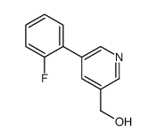 [5-(2-fluorophenyl)pyridin-3-yl]methanol Structure