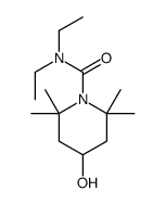 N,N-diethyl-4-hydroxy-2,2,6,6-tetramethylpiperidine-1-carboxamide Structure