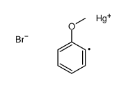 bromo-(2-methoxyphenyl)mercury Structure