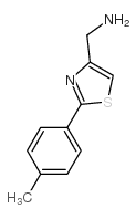 (2-对甲苯-4-噻唑)甲胺结构式