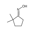 2,2-dimethyl-cyclopentanone oxime Structure