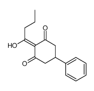 2-(1-hydroxybutylidene)-5-phenylcyclohexane-1,3-dione结构式