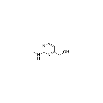(2-(甲氨基)嘧啶-4-基)甲醇结构式