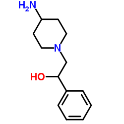 2-(4-Amino-1-piperidinyl)-1-phenylethanol结构式