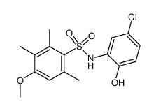 N-(5-chloro-2-hydroxyphenyl)-4-methoxy-2,3,6-trimethylbenzenesulfonamide Structure