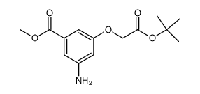 methyl α-(tert-butoxycarbonyl)-5-amino-m-anisate Structure