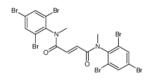 N,N'-dimethyl-N,N'-bis(2,4,6-tribromophenyl)but-2-enediamide结构式