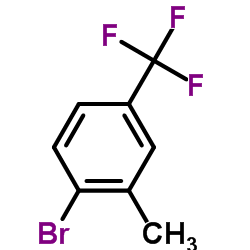 1-溴-2-甲基-4-三氟甲基苯结构式