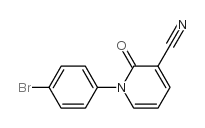 1-(4-溴苯基)-3-氰基-2(1H)-吡啶酮结构式
