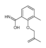 3-methyl-2-(2-methylprop-2-enoxy)benzamide Structure
