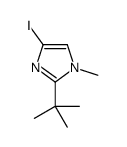 4-Iodo-1-methyl-2-(2-methyl-2-propanyl)-1H-imidazole Structure