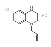1-烯丙基-1,2,3,4-四氢-喹噁啉双盐酸盐结构式