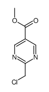 methyl 2-(chloromethyl)pyrimidine-5-carboxylate Structure