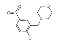 4-(2-chloro-5-nitro-benzyl)-morpholine Structure