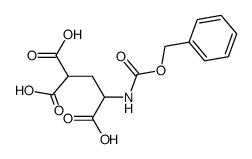 N-benzyloxycarbonyl-γ-carboxy-DL-glutamic acid Structure
