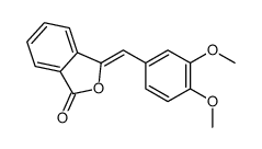3-[(3,4-dimethoxyphenyl)methylidene]-2-benzofuran-1-one结构式
